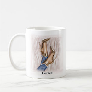 Caneca De Café Moda Glam Chic