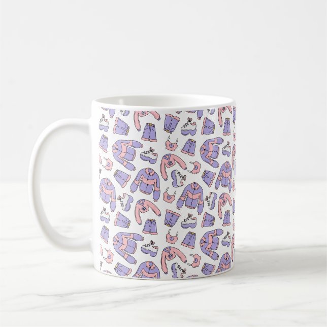 Caneca De Café Moda rosa Vibes 90s (Esquerda)