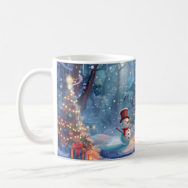 Caneca De Café Moda Whimsical, Natal (Esquerda)