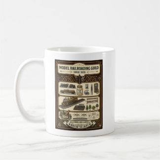 Caneca De Café Model Railroading Guild - Master of the Miniature 