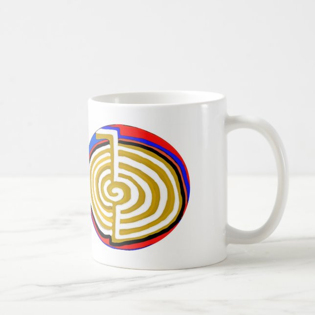 Caneca De Café MODELO cura do símbolo do rei CHOKUREI Reiki do ku (Direita)