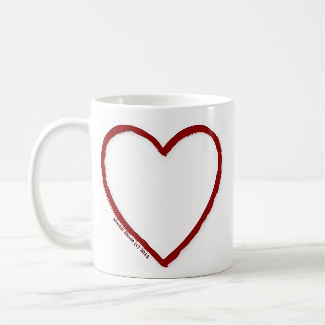 Caneca De Café Modelo de Amor e Ódio (Esquerda)