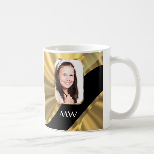 Caneca De Café modelo de foto de aparência Dourada (Direita)