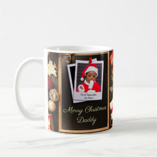 Caneca De Café Modelo de Fotografia da Família de Pais Feliz Nat