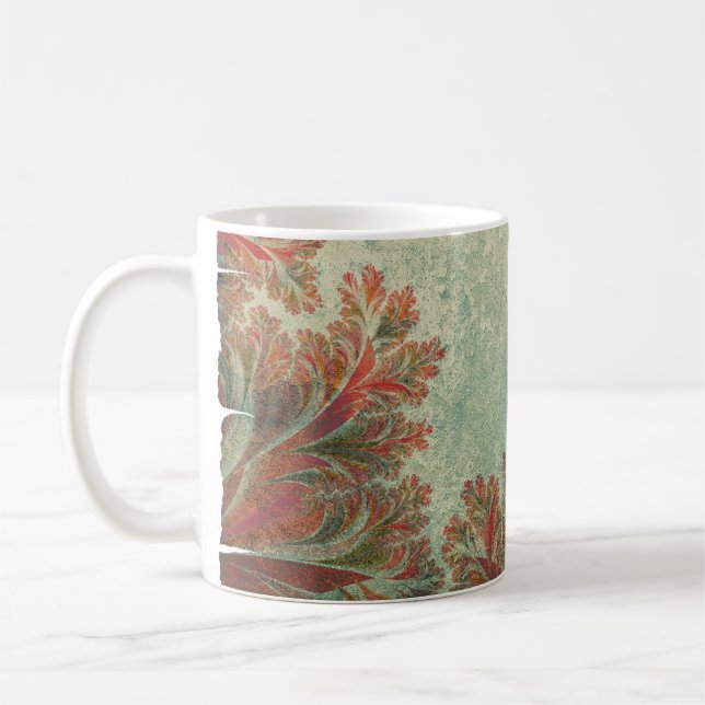 Caneca De Café modelo de fundo abstrato (Esquerda)