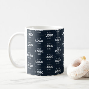 Caneca De Café Modelo de Nome Personalize Seu Logotipo Aqui