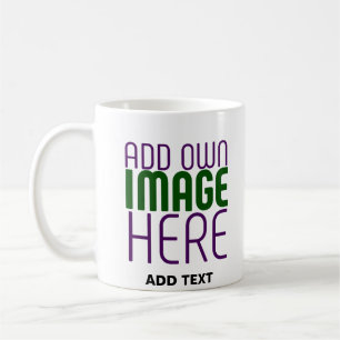CANECA DE CAFÉ MODELO DE TEXTO DE IMAGEM BRANCA SIMPLES EDITÁVEL