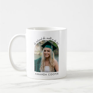 Caneca De Café Modern Arched Frame Custom Graduation Photo