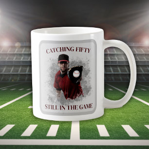 Caneca De Café Modern Baseball Comemorando os Cinquenta Anos do H