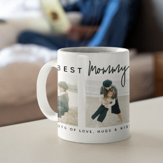 Caneca De Café Modern Custom Best Mommy Ever | 3 Photo