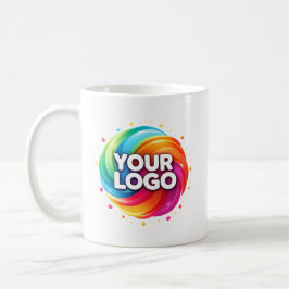 Caneca De Café Modern Custom Business Logo Branded Coffee Mug