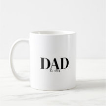 Modern Dad Established Mug