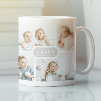 Caneca De Café Modern Daddy 4 Photo Gray