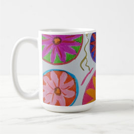 Caneca De Café Modern Floral