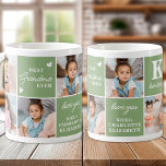 Caneca De Café Modern GRANDMA Personalizado 7 Foto Múltipla<br><div class="desc">Apresentando o presente perfeito para o melhor GRANDMA de todos os tempos - uma caneca de café personalizada de colagem fotográfica! Esta na moda e caneca moderna apresentam espaço para 7 fotos especiais, criando um dom único e sentimental que qualquer mãe adoraria. Com a opção de adicionar um nome e...</div>