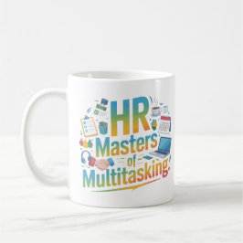 Caneca De Café Modern HR Master of Multitasking Mug Design