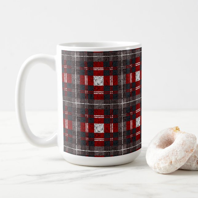 Caneca De Café Modern Minimal Pattern (Com Donut)