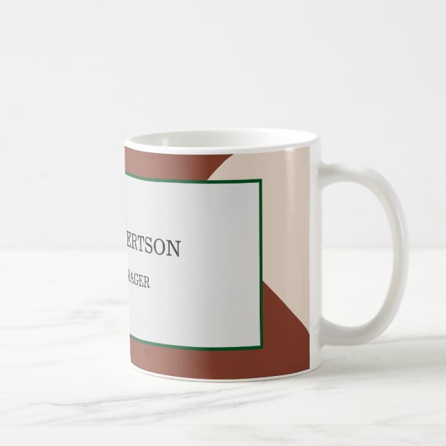 Caneca De Café Modern Minimalist Plain (Direita)