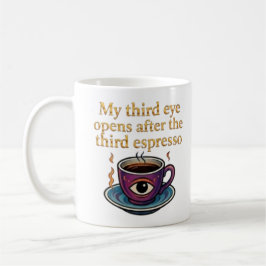 Caneca De Café Modern Mystic Coffee Art My third eye collection