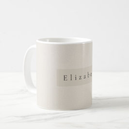 Caneca De Café Modern Name Mug
