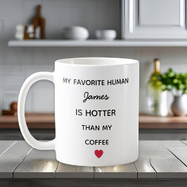 Caneca De Café Modern Personalized Favorite Human Coffee Mug