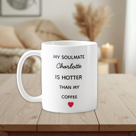 Caneca De Café Modern Personalized Soulmate Coffee Mug