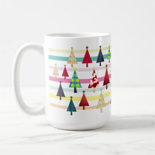 Caneca De Café Modern Retro Natal