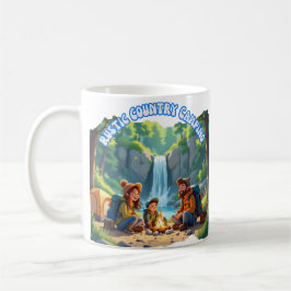 Caneca De Café Modern Rustic Family Camping