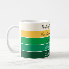 Caneca De Café Modern St. Patrick’s Day Gradient