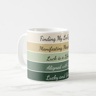 Caneca De Café Modern St. Patrick’s Day Gradient