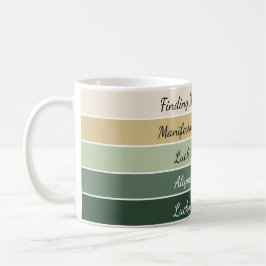 Caneca De Café Modern St. Patrick’s Day Gradient