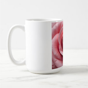 Caneca De Café Moderna arte da Rosa minimalista elegante