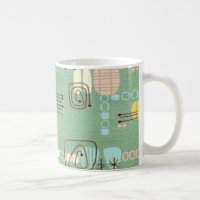 Caneca de café moderna do design gráfico do meio