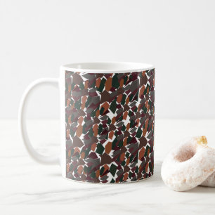 Caneca De Café Moderno Abstrato Geométrico