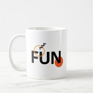 Caneca De Café Moderno, alegre, animado, legal, divertido design
