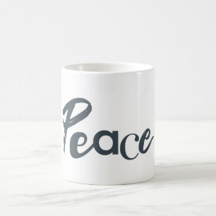 Caneca De Café Moderno, criativo, urbano, simples design da Paz