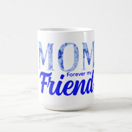 Caneca De Café Moderno Dia das Mães Elegante|Amigo para Sempre