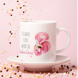 Caneca De Café Moderno Exótico Altura E Fabuloso Flamingo BE