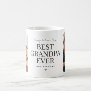 Caneca De Café Moderno Minimalista Melhor Avô de Sempre Foto Bran