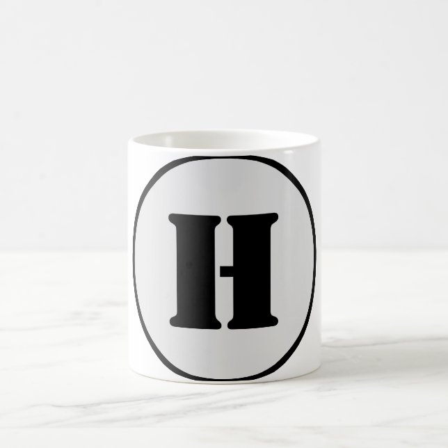 CANECA DE CAFÉ MODERNO MODERNO MODERNO SIMPLES CHIC ELEGANTE MONO (Centro)