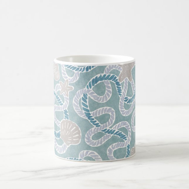 Caneca De Café Moderno Náutico (Centro)