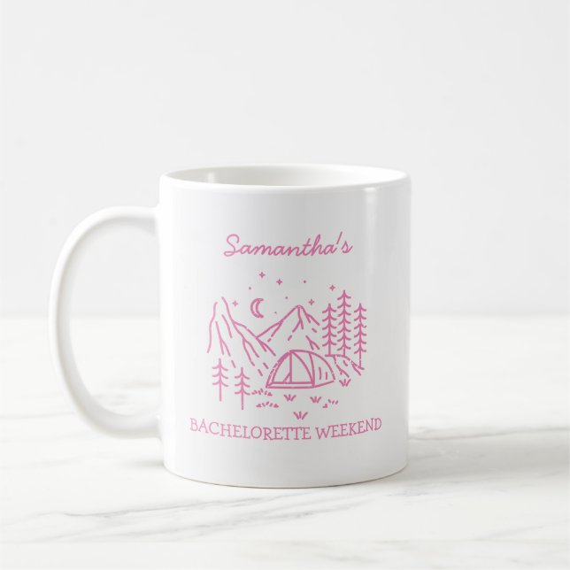 Caneca De Café Moderno Simples Festa de Despedida de Solteira na  (Esquerda)