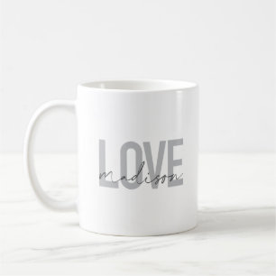 Caneca De Café Moderno, simples, legal, design urbano Madison