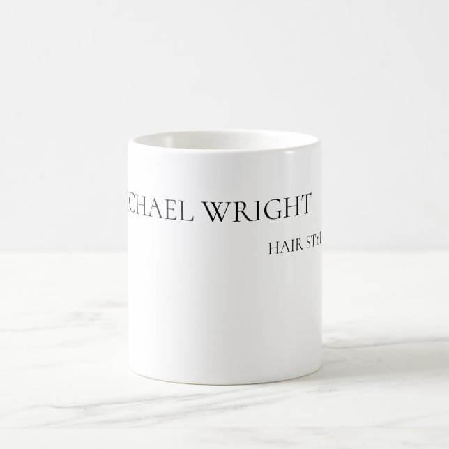 Caneca De Café Moderno Simples Minimalista (Centro)