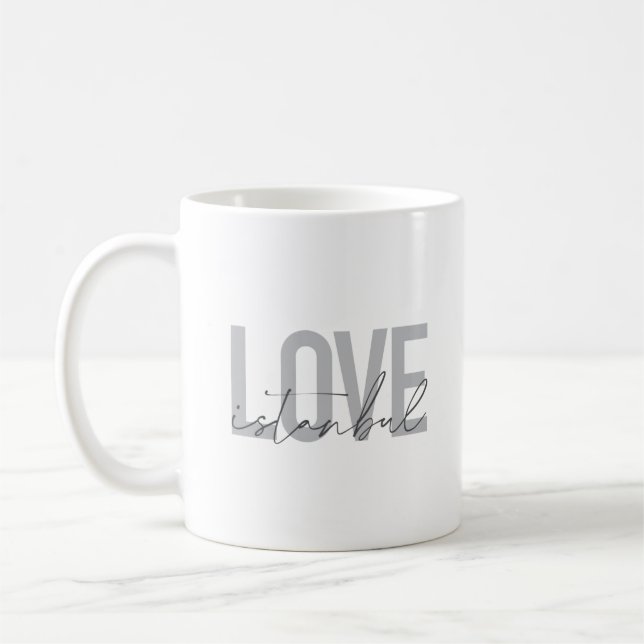 Caneca De Café Moderno, simples, urbano, design moderno e tendênc (Esquerda)