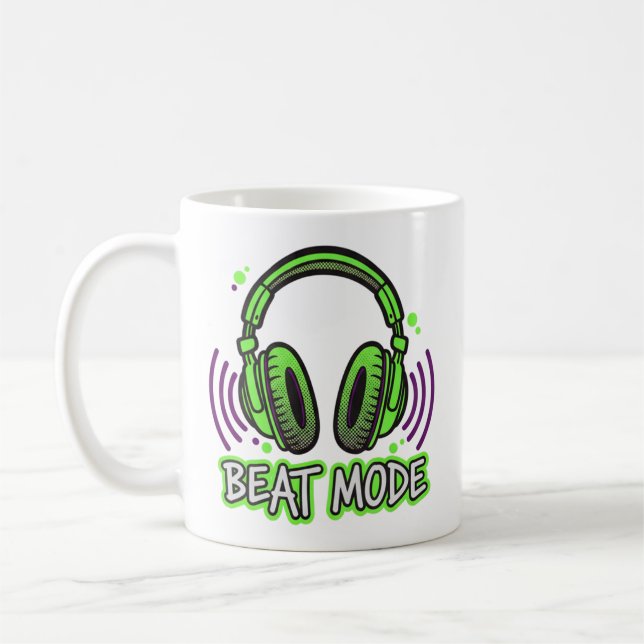 Caneca De Café MODO BATIDA  | Poder, Música & Motivação Grap (Esquerda)