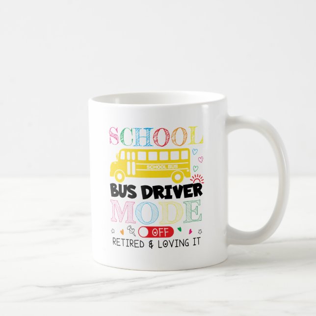 Caneca De Café Modo de Driver de Barramento Escolar Desativado Ap (Direita)