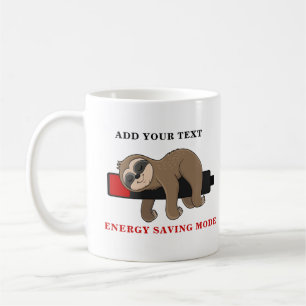 Caneca De Café Modo de economia de energia Modelo Engraçado
