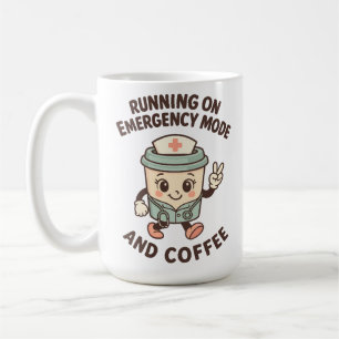 Caneca De Café Modo de emergência ativo - alimentado por café