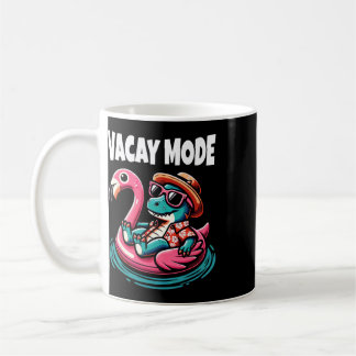 Caneca De Café Modo de Férias de Dinossauro Fofo Férias em Famíli